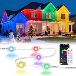 Permanent Outdoor Lights, 200FT RGB with 100 LED lights NEW